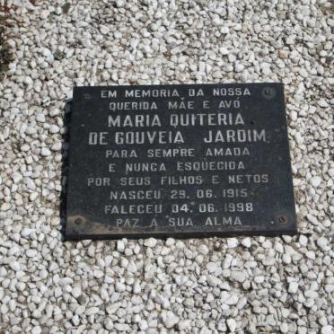 JARDIM Maria Quiteria de Gouveia 1915-1998 :: JARDIM Jose Gouveia 193?-1957