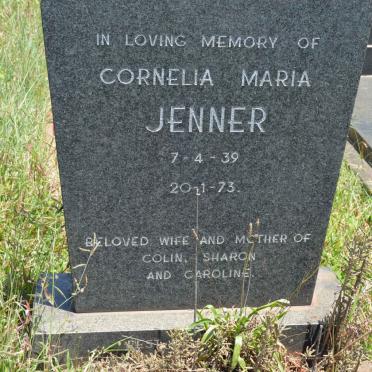 JENNER Cornelia Maria 1939-1973