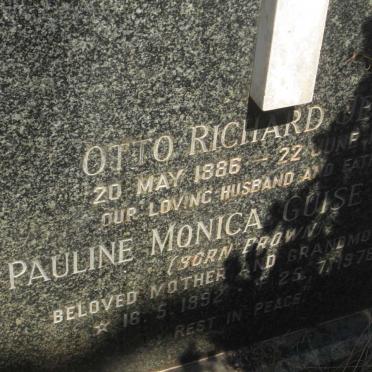 JEPPE Otto Richard 1886-1956 &amp; Pauline Monica Guise BROWN 1892-1978