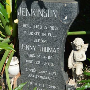JENKINSON Benny Thomas 1960-1983