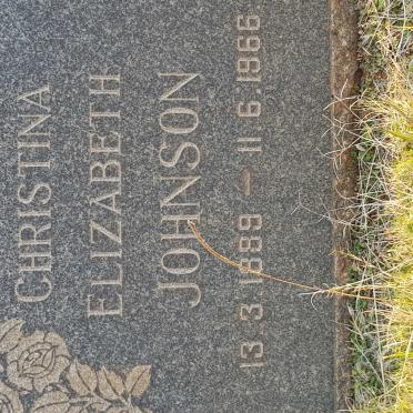 JOHNSON Christina Elizabeth 1889-1966