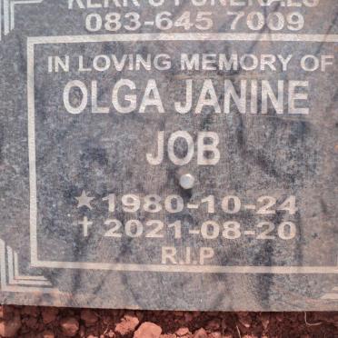 JOB Olga Janine 1980-2021