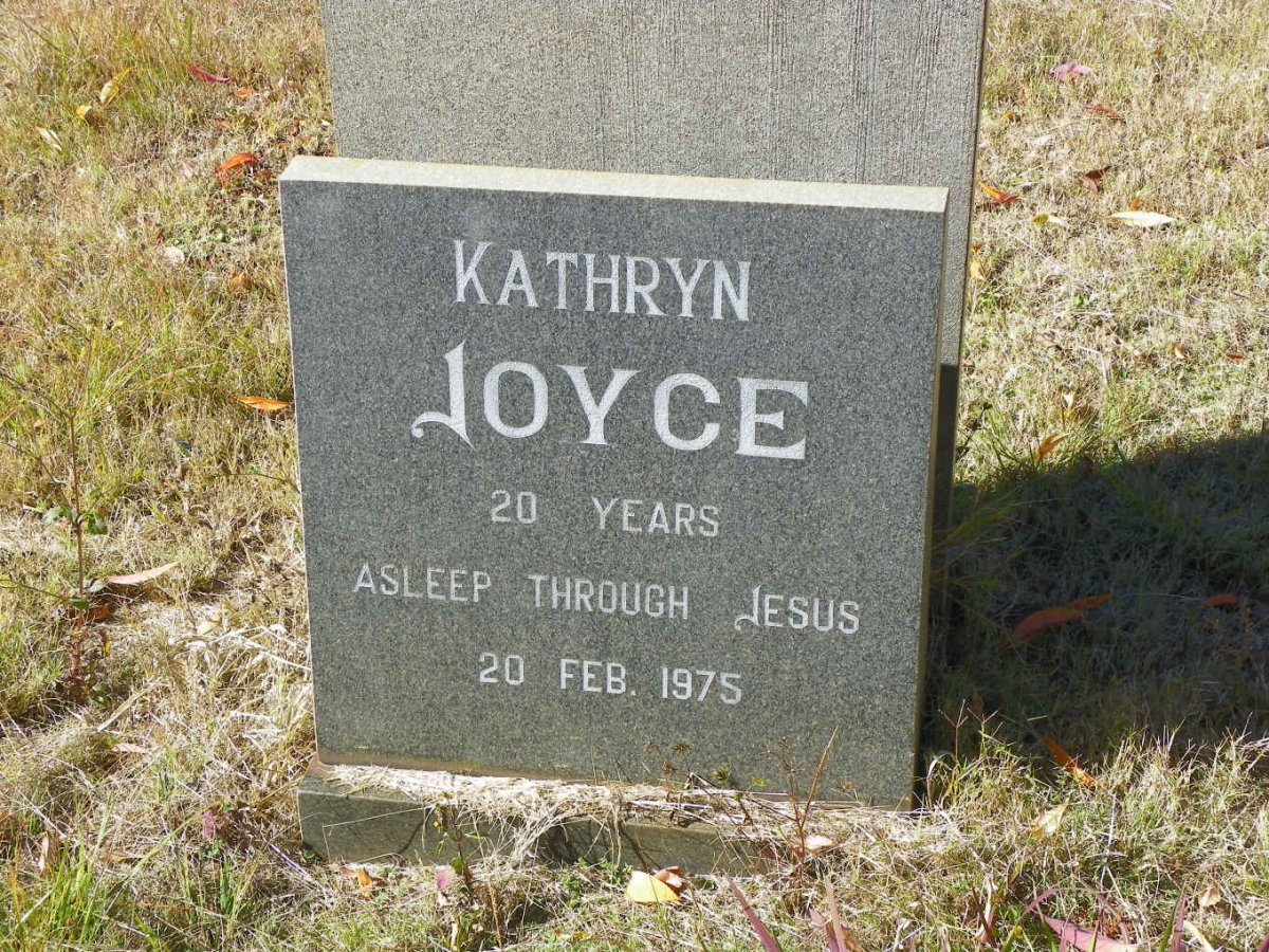 JOYCE Kathryn -1975