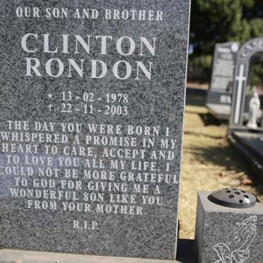 JOYCE Clinton Rondon 1978-2003