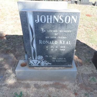 JOHNSON Ronald Keal 1908-1980