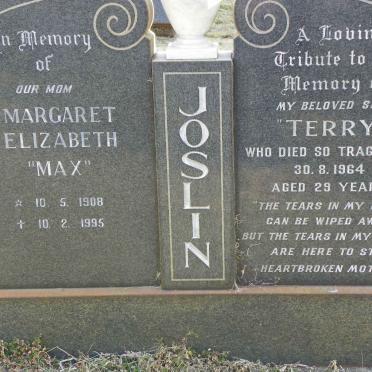 JOSLIN Margaret Elizabeth 1908-1995 :: JOSLIN Terry -1964