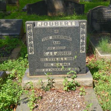 JOUBERT C.J.S. nee STEYN 1894-1948