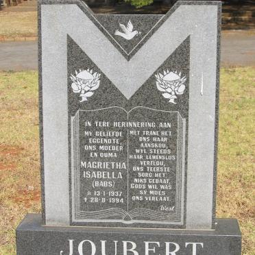 JOUBERT Magrietha Isabella 1937-1994