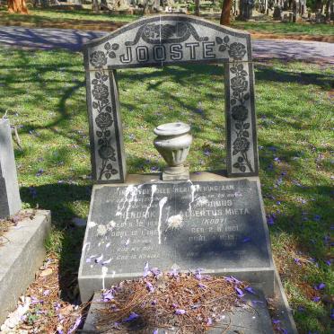 JOOSTE Hendrik 1892-1959 &amp; Jacobus Albertus Mieta 1901-1976