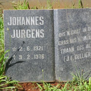 JOU?? Johannes Jurgens 1921-1976
