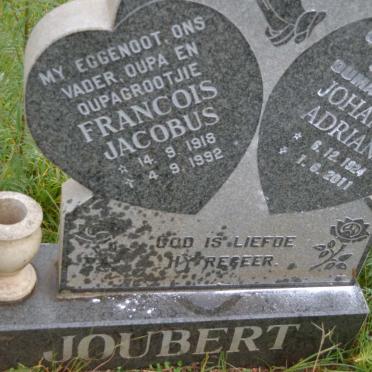 JOUBERT Francois Jacobus 1918-1992 &amp; Johanna Adriane 1924-2011
