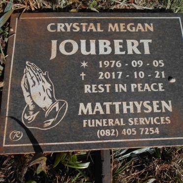 JOUBERT Crystal Megan 1976-2017