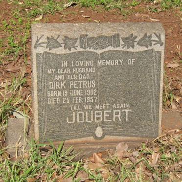 JOUBERT Dirk Petrus 1902-1957