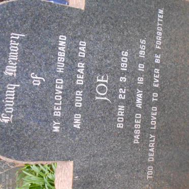 JOUBERT Joe 1906-1955