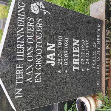 JUBILEUS Jan 1910-1981 &amp; Trien 1910-1995