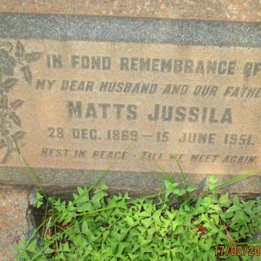 JUSSILA Matts 1869-1951