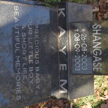 KAYEM Shangase 2003-2003