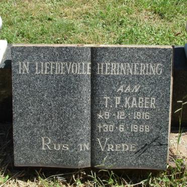KABER T.P. 1916-1969