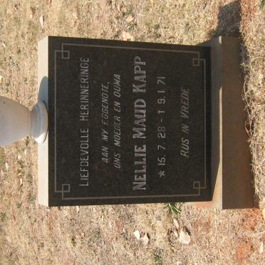 KAPP Nellie Maud 1928-1971