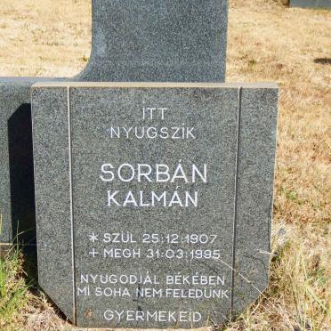 KALMAN Sorban 1907-1995