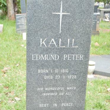 KALIL Edmund Peter 1916-1978