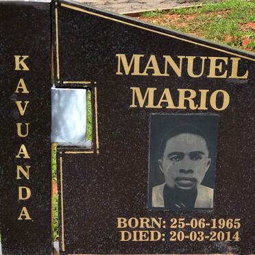 KAVUANDA Manuel Mario 1965-2014