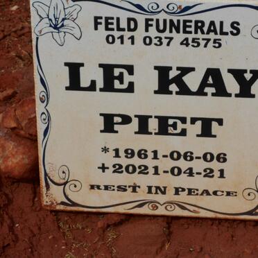 KAY Piet, le 1961-2021