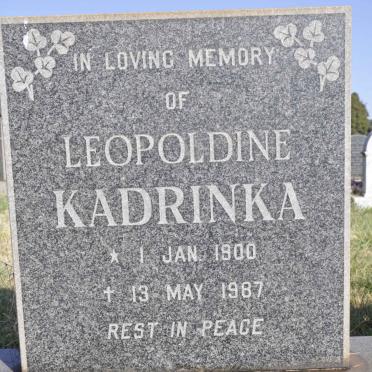 KADRINKA Leopoldine 1900-1987