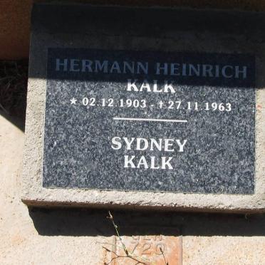 KALK Hermann Heinrich 1903-1963 :: KALK Sydney