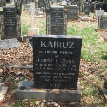 KAIRUZ Johnny 1901-1970 :: KAIRUZ Dora 1911-2001