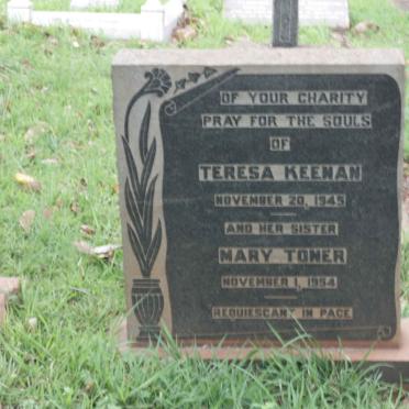 KEENAN Teresa -1945 :: TONER Mary -1954