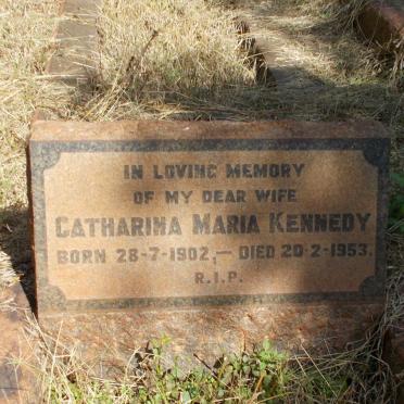 KENNEDY Catharina Maria 1902-1953