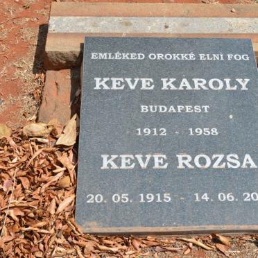 KEVE Karoly 1912-1958 &amp; Rozsa 1915-2005