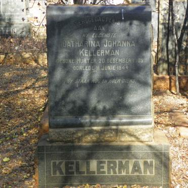 KELLERMAN Catharina Johanna nee HURTER 1905-1944