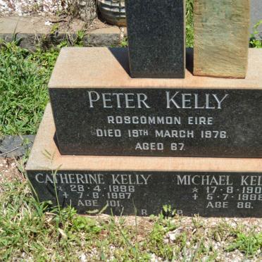 KELLY Catherine 1896-1987 :: KELLY Michael 1901-1988 :: KELLY Peter -1976