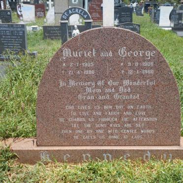 KENNEDY George 1908-1980 &amp; Muriel 1905-1980