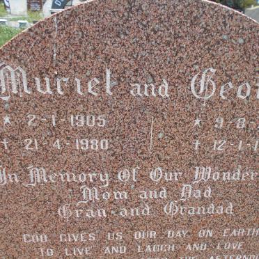 KENNEDY George 1908-1980 &amp; Muriel 1905-1980