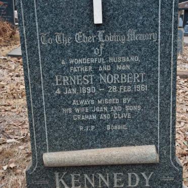 KENNEDY Ernest Norbert 1890-1961