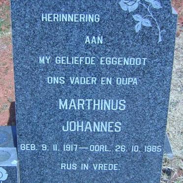 KEET Marthinus Johannes 1917-1985