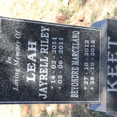 KEET Jayrell Riley 2011-2011 :: KEET Beyondre Marcelano 2012-2012
