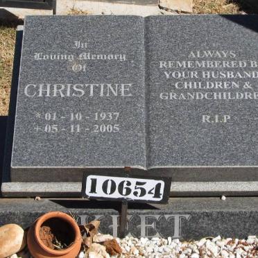KEET Christine 1937-2005