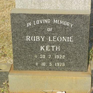 KETH Ruby Leonie 1922-1979