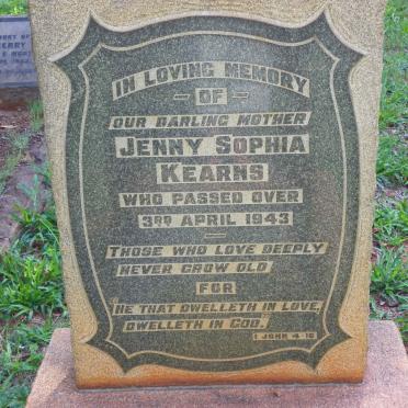 KEARNS Jenny Sophia -1943