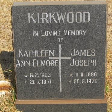 KIRKWOOD James Joseph 1896-1976 &amp; Kathleen Ann Elmore 1903-1971