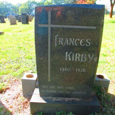 KIRBY Frances 1902-1976