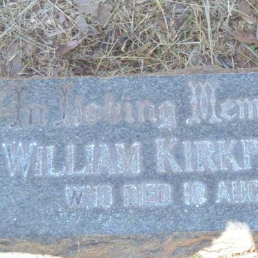 KIRKPATRICK William -1956