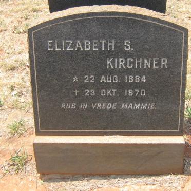 KIRCHNER Elizabeth S. 1884-1970