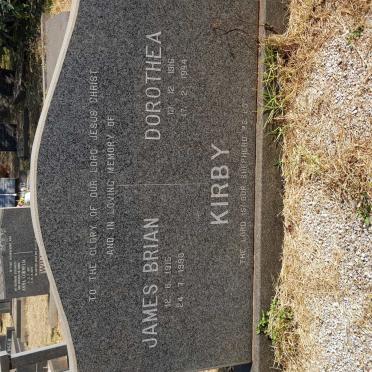 KIRBY James Brian 1915-1990 &amp; Dorothea 1916-1994