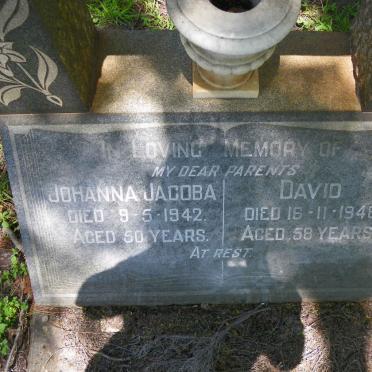 KING David -1948 &amp; Johanna Jacoba -1942