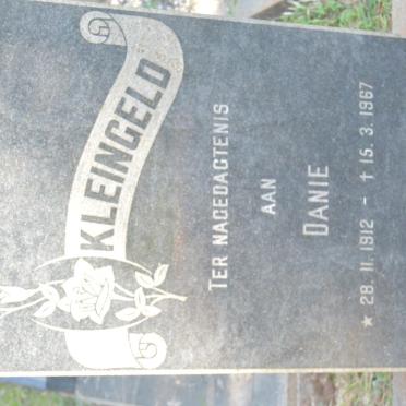 KLEINGELD Danie 1912-1967